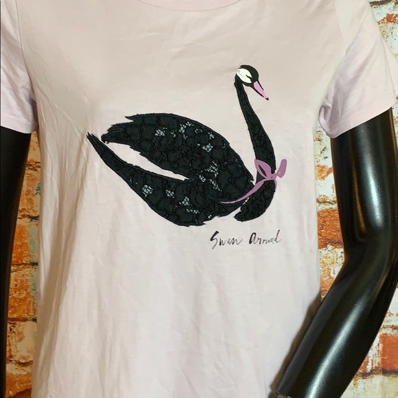Kate Spade Broome Street Swan Around Shirt - Picture 3 of 5